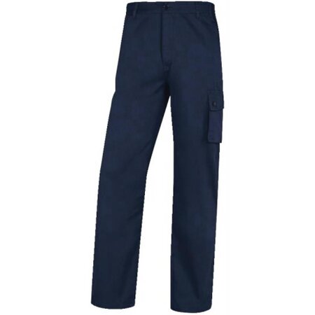 Pantalon 100   coton PALIGA coloris bleu foncé taille S