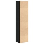 vidaXL Bibliothèque chêne noir 31x24x127 cm bois d'ingénierie