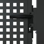 vidaXL Portail de jardin anthracite 105x125 cm acier