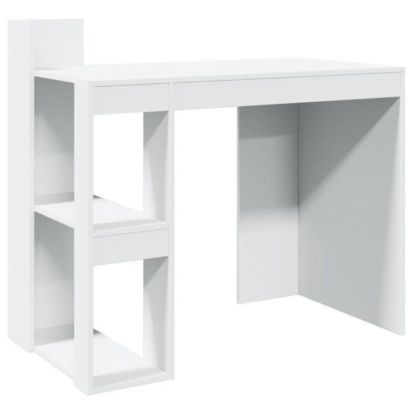 vidaXL Bureau blanc 103 5x56 5x94 cm bois d'ingénierie
