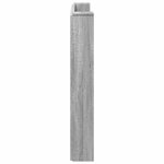 vidaXL Tête de lit Gris Sonoma 140 x 16 5 x 103 5 cm Bois d'ingénierie