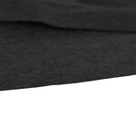 vidaXL Tapis de piscine Noir Ø 366 cm Tissu non tissé