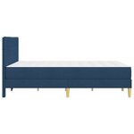 vidaXL Cadre de lit Bleu 160 x 200 cm Polyester