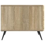 vidaXL Table basse Chêne Sonoma 49 x 50 x 40 cm Bois d'ingénierie