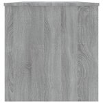 vidaXL Table basse sonoma gris 102x50x52 5 cm bois d'ingénierie