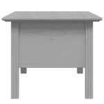 vidaXL Table basse BODO gris 100x55x46 cm bois de pin massif