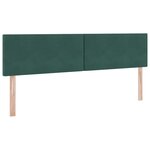 vidaXL Lit de Rangement avec matelas Vert foncé 100 x 200 cm