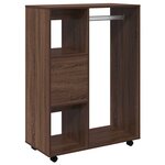 vidaXL Garde-robe Chêne marron 80x40x110 cm Bois d'ingénierie