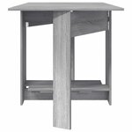 vidaXL Table à dîner 138 x 70 x 73 5 cm Bois d'ingénierie Sonoma gris
