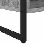 vidaXL Table basse Gris Sonoma 80 x 50 x 40 cm Bois d'ingénierie
