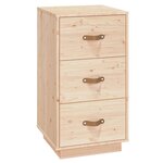  vidaXL Table de chevet 40x40x75 cm Bois de pin solide