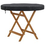 vidaXL Housse de Table Extérieure 112 x 112 x 10 cm Tissu Oxford 210D