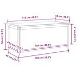 vidaXL Boîte de rangement Uni