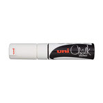 Marqueur craie pointe rectangulaire extra-large CHALK Marker PWE17K 15mm Blanc UNI-BALL