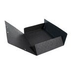 Chemises À Élastiques Carte Lustrée 3 Rabats Monobloc - Noir - X 50 - Exacompta