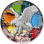 Pièce de monnaie en Argent 1 Dollar g 31.1 (1 oz) Millésime 2025 Walking Liberty in Art CUBISM