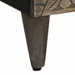 vidaXL Buffet gris clair 60x33 5x75 cm bois de manguier massif