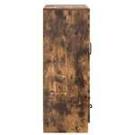 vidaXL Buffet Chêne fumé 66 x 34 5 x 92 cm Bois d'ingénierie