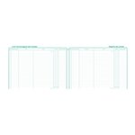 Piqûre 24x32cm Livre Chronologique Des Recettes - Reg. Des Achats - Spécial Micro-entrepreneurs - Couleurs Assorties - Exacompta