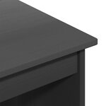 vidaXL Ensemble bureau et cabinet roulant MOSS 2 Pièces Gris