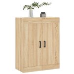 vidaXL Armoire murale chêne sonoma 69 5x34x90 cm bois d'ingénierie