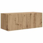 vidaXL Ensemble meuble TV 2 Pièces Chêne artisanal Bois d'ingénierie