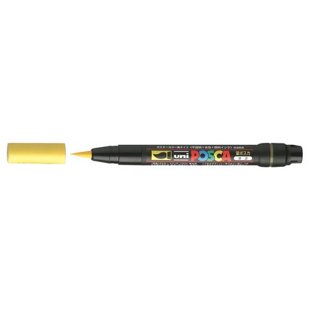 Marqueur pinceau Brush POSCA PCF350 1-10mm Jaune x 5 POSCA