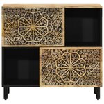 vidaXL Armoire latérale 80x33x75 cm bois massif de manguier