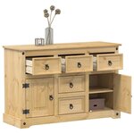 vidaXL Buffet Corona 112x40x75 cm bois massif de pin