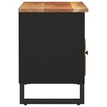 vidaXL Meuble TV 80x33x46 cm bois d'acacia solide et bois d'ingénierie