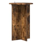 vidaXL Support de Plante 2 pièces Chêne fumé Ø40 x 60 cm
