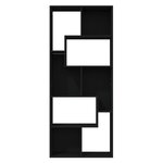 vidaXL Bibliothèque Noir 67x24x161 cm Bois d'ingénierie