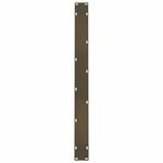 vidaXL Pieds de table à manger en acier naturel 2 pièces 100 x (72-73) cm Acier