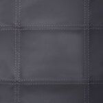 vidaXL Chaise longue de massage avec oreiller Gris Similicuir