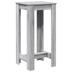 vidaXL Table de bar sonoma gris 51x50x103 5 cm bois d'ingénierie