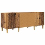 vidaXL Meuble à vinyles Bois Ancien 121 x 38 x 48 cm Bois d'ingénierie