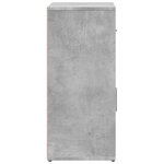 vidaXL Buffet gris béton 60x31x70 cm bois d'ingénierie
