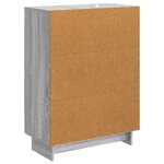 vidaXL Buffet Sonoma gris 66 x 34 5 x 90 cm Bois d'ingénierie