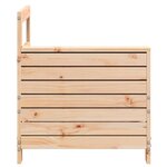 vidaXL Canapé de jardin accoudoir 69x62x70 5 cm bois massif de pin