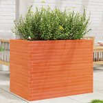 vidaXL Jardinière cire marron 90x60x68 5 cm bois de pin massif