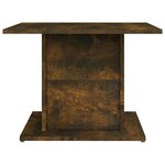 vidaXL Table basse chêne fumé 55 5x55 5x40 cm bois d'ingénierie