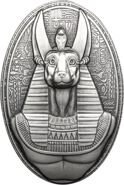Pièce de monnaie en Argent 200 Francs g 93.3 (3 oz) Millésime 2024 ANUBIS