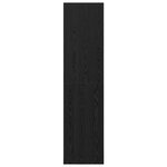 vidaXL Armoire Chêne noir 100 x 50 x 200 cm Bois d'ingénierie