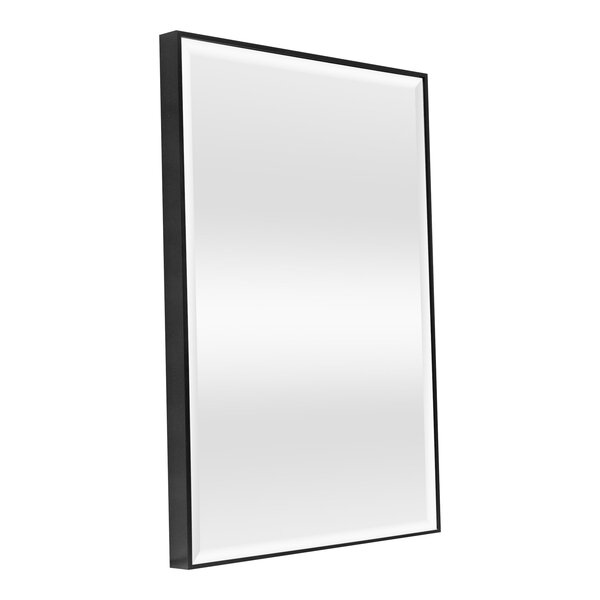 Miroir mural rectangulaire 72 x 52 cm noir 03_0007926