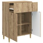 vidaXL Buffet Chêne artisanal 66 x 34 5 x 90 cm Bois d'ingénierie