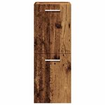 vidaXL Ensemble de meubles salle de bain 4 Pièces bois d'ingénierie