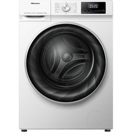 Lave-linge séchant hisense wdqy901418vjm - lavage 9 kg /séchage 6 kg - largeur 60 cm - 1400 tours/min - blanc