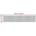 vidaXL Tapis rectangulaire naturel 100x500 cm bambou