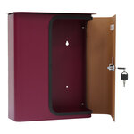 Profirst ziefen boîte aux lettres rouge baie aspect bois