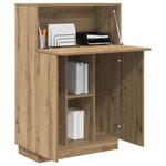 vidaXL Bureau Chêne artisanal 71.5 x 31.5 x 106.5 cm Bois d'ingénierie